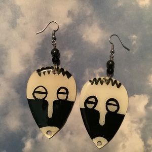 Hand drawn Earrings